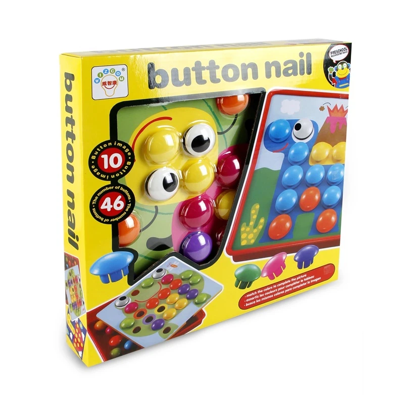 NONE Mozaīka Button Nail