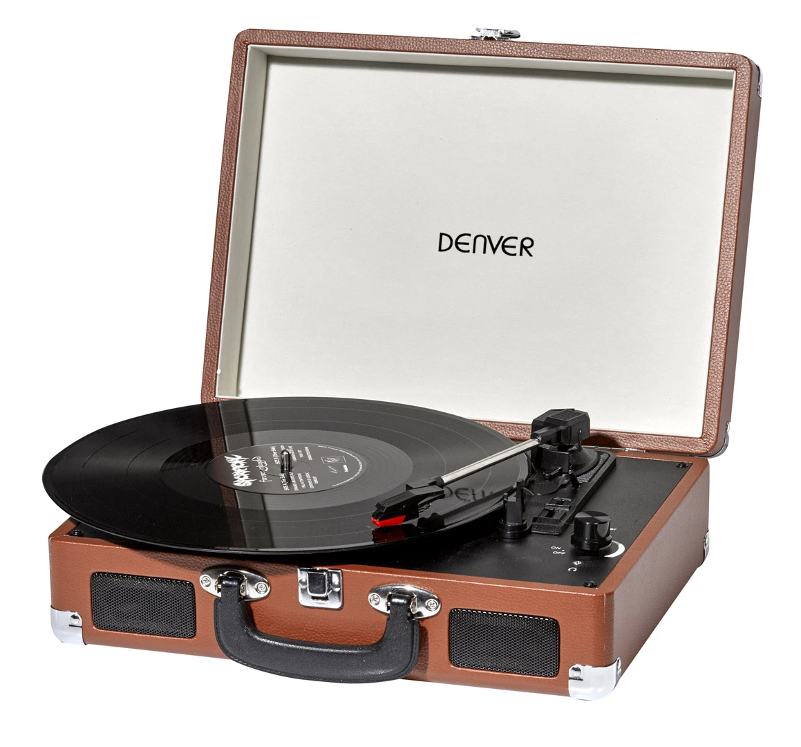 DENVER Patefons Denver VPL-120 Brown. brūna