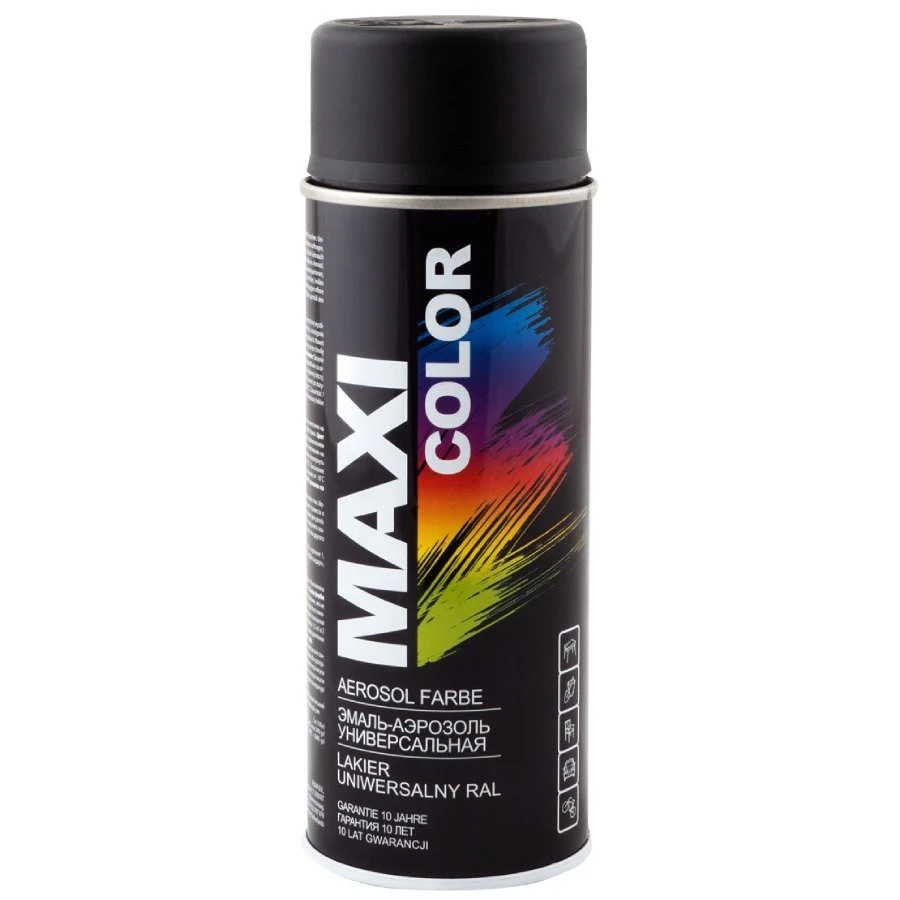 MOTIP Aerosolkrāsa Maxi Color RAL9005 400ml