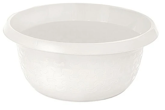 BRANQ Bļoda apaļa Cotton 8L, balta