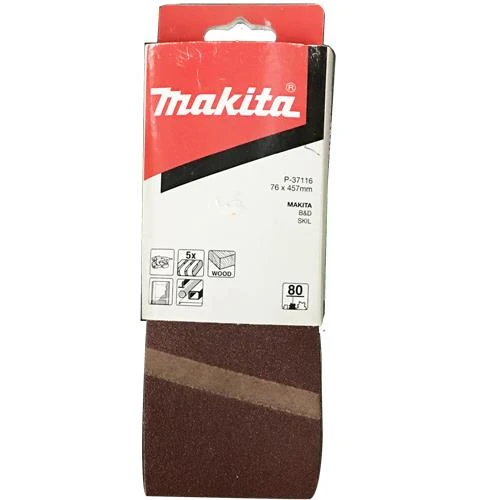 MAKITA Slīpēšanas lente Makita P-37116, 80