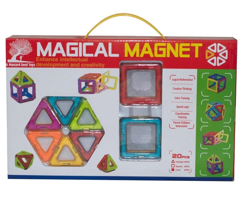 NONE Magnētiskais konstruktors Xinbida Magical Magnet