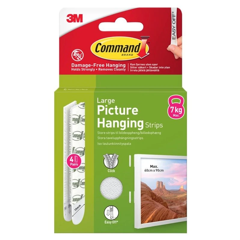 3M COMMAND attēlu pakarināšanas sloksnes T17206C