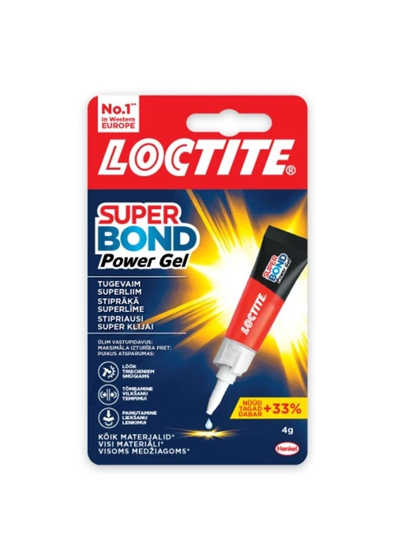 LOCTITE Līme kontakti Loctite Super Bond