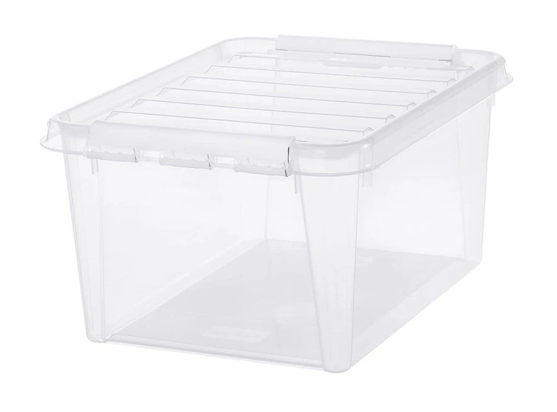 SMARTSTORE Uzglabāšanas kaste. 31 l. caurspīdīga