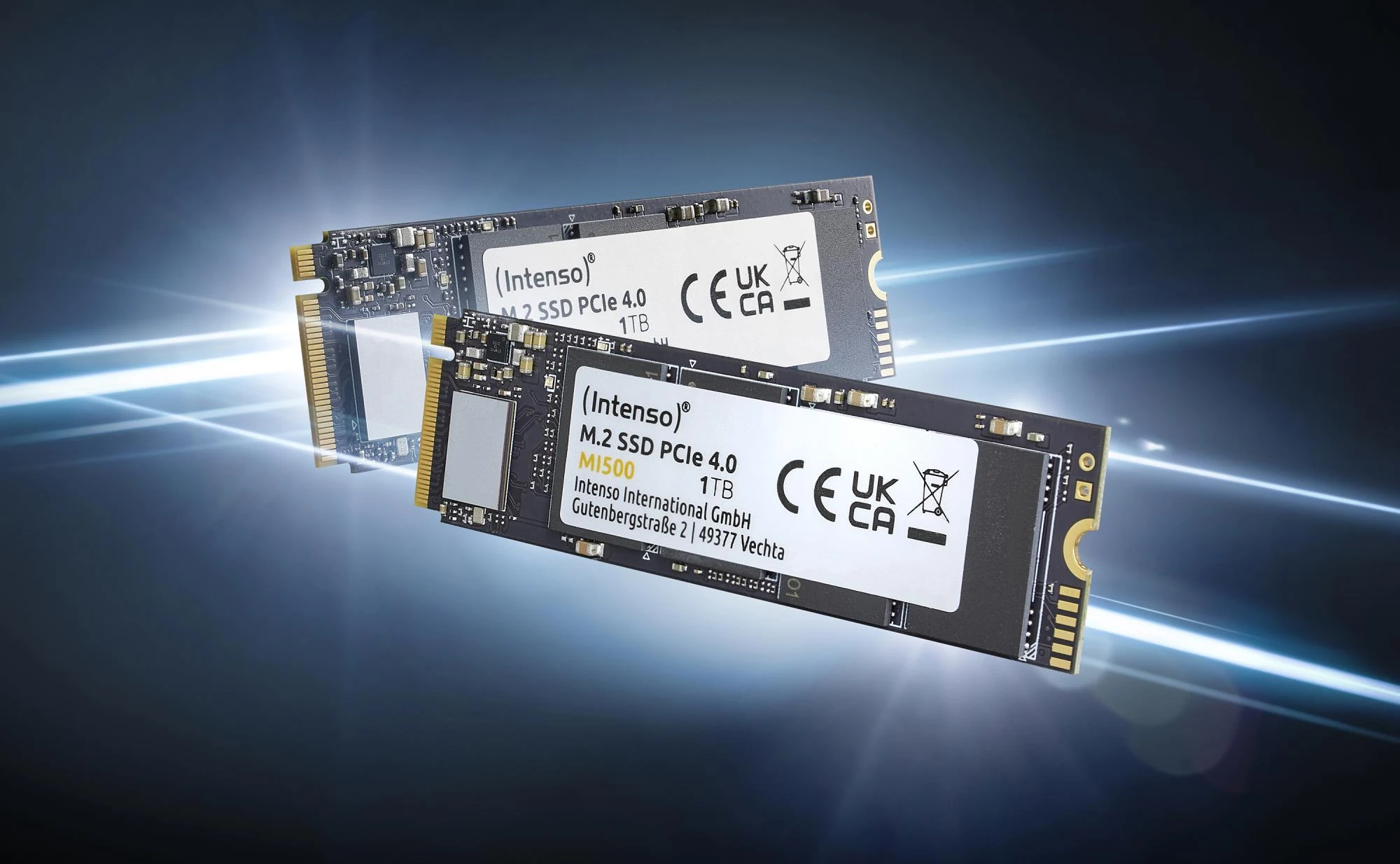 INTENSO SSD-INTENSO-MI500-2TB-M.2-NVMe-3D NAND-Write speed 4500