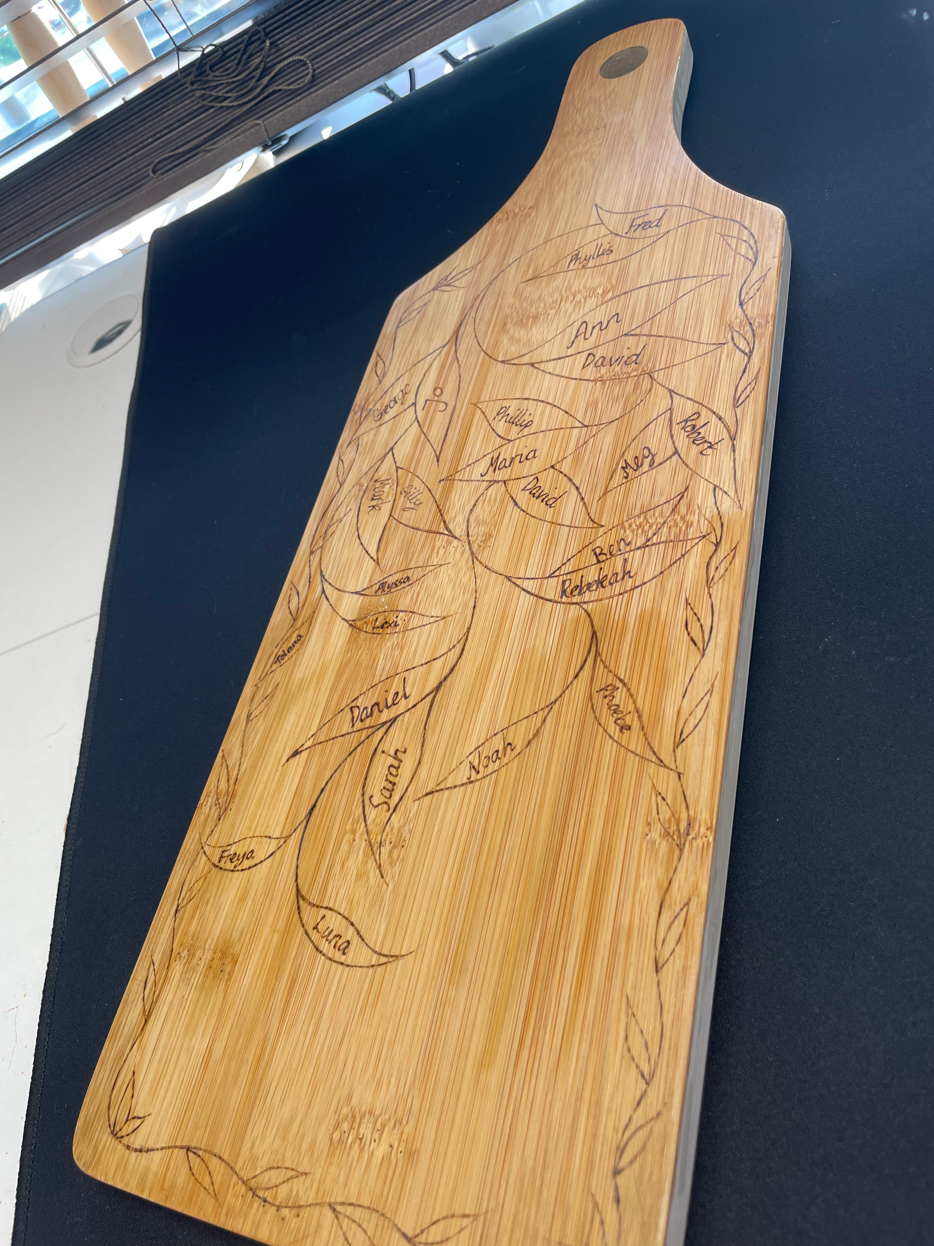 Custom Family Tree Chopping Board - image 3