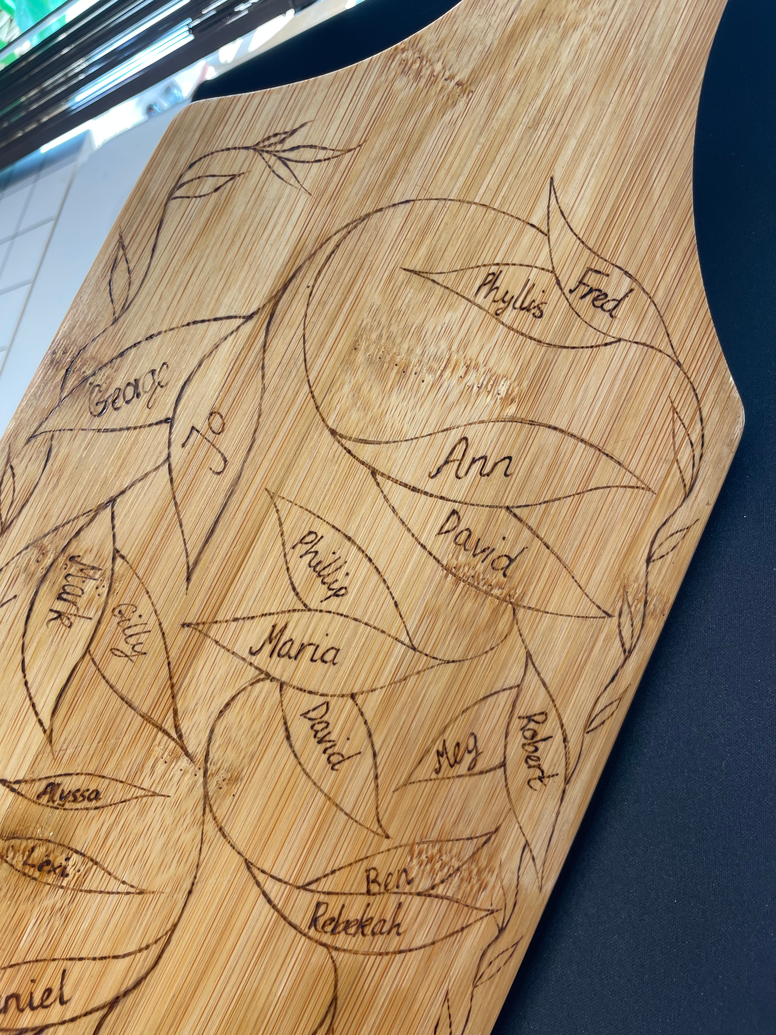 Custom Family Tree Chopping Board - image 4
