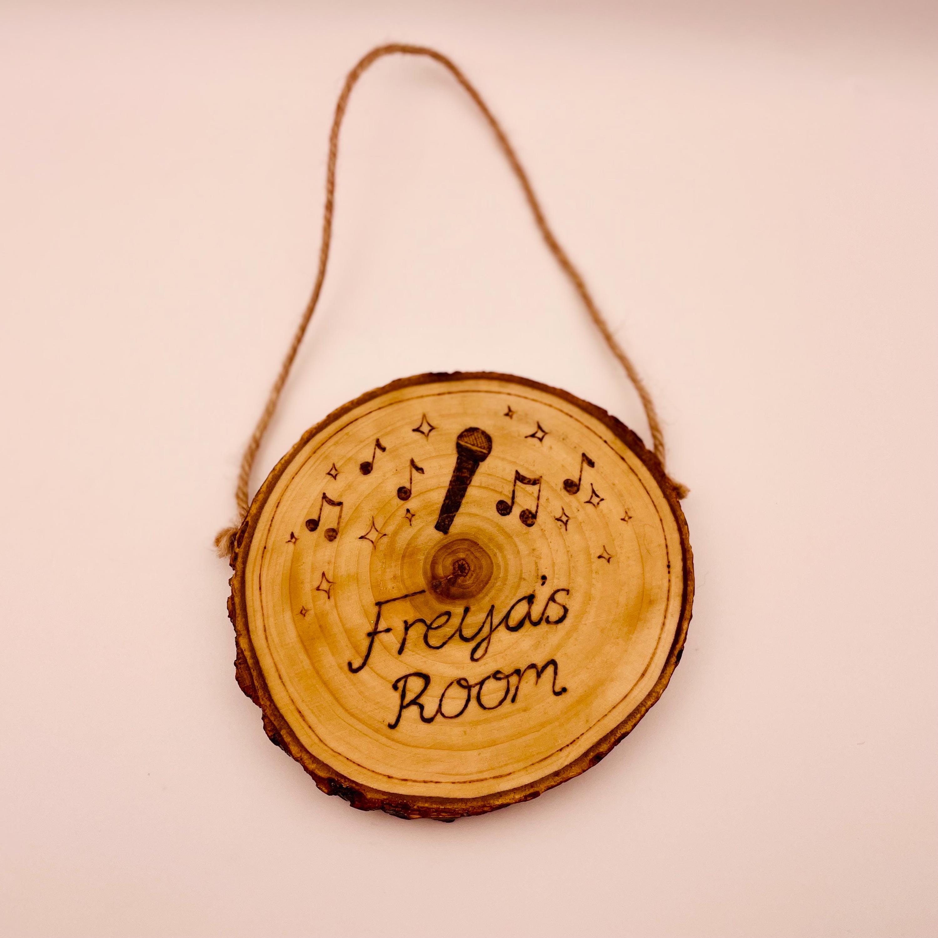 Personalised hand burnt Door sign - image 3