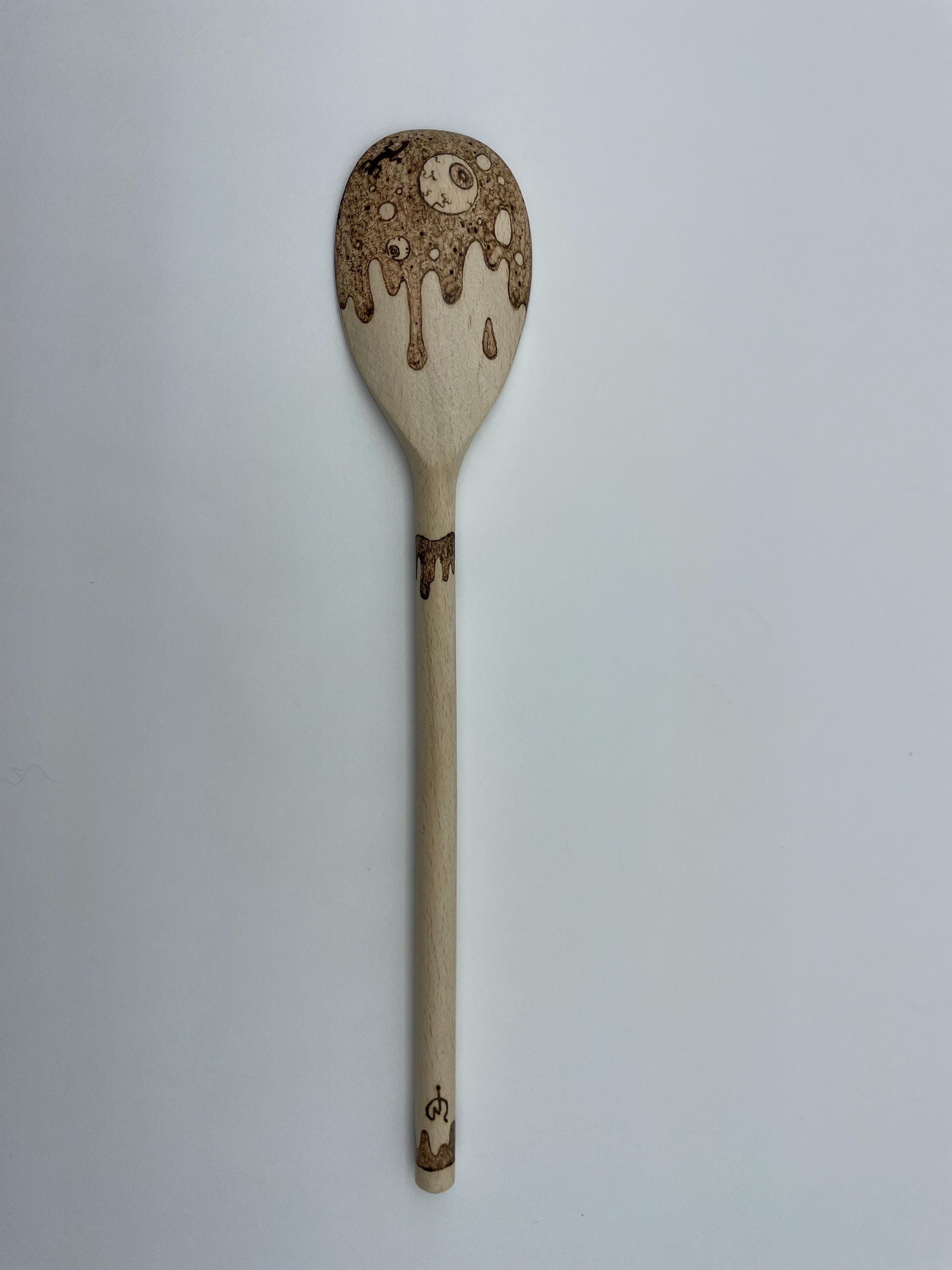 Hand burned wooden spoon - image 4
