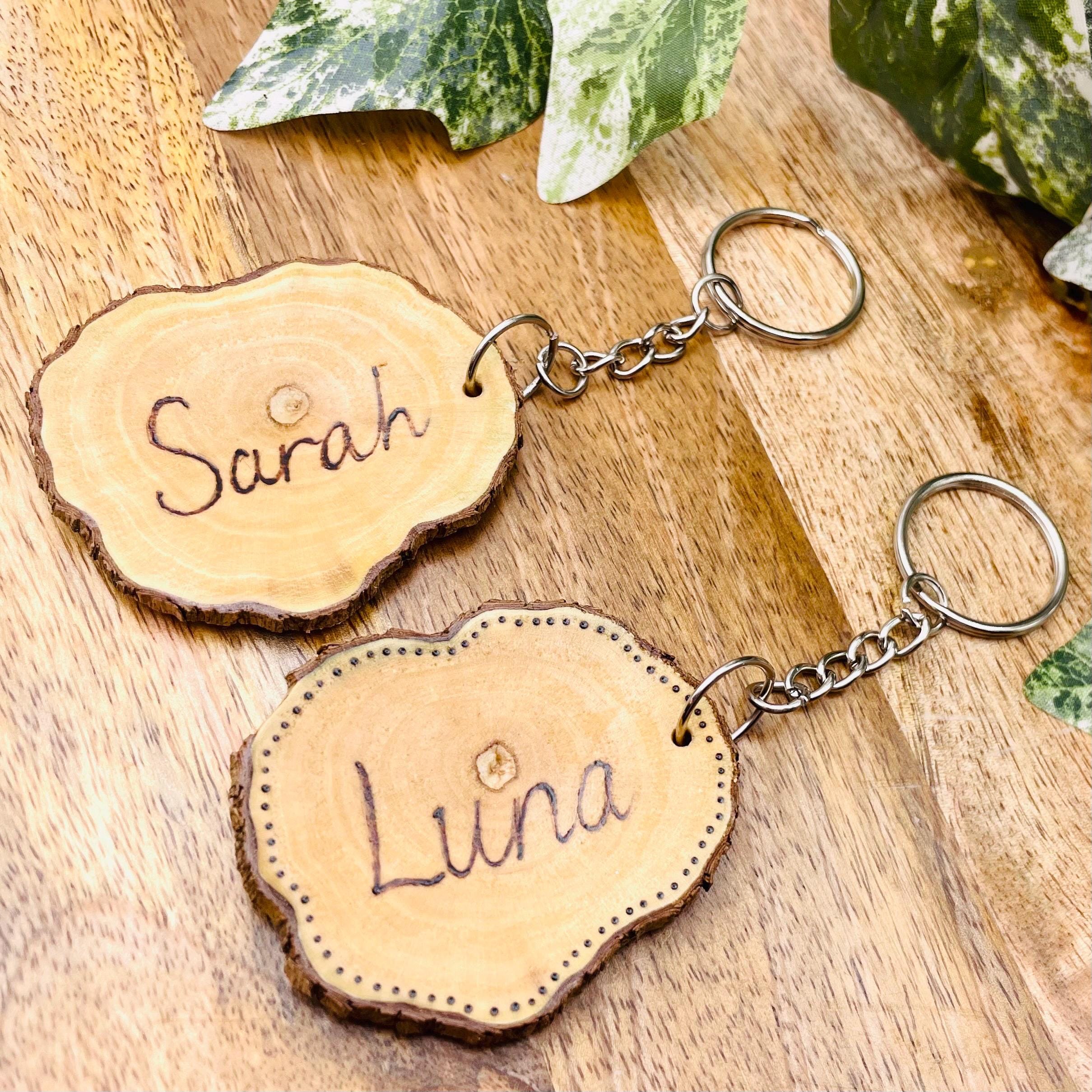 Personalised hand burnt keyring - image 4