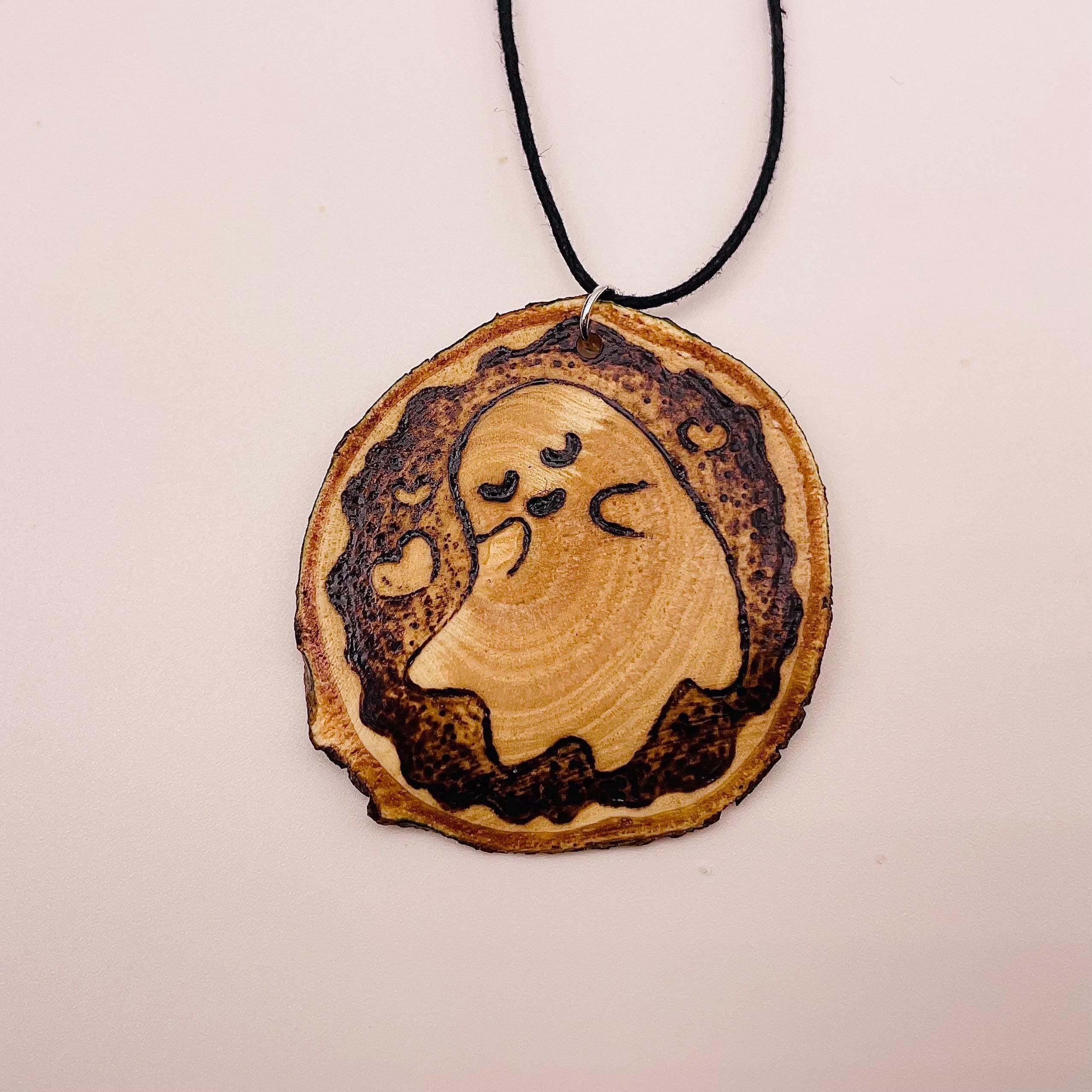 Hand burnt pendant - image 5
