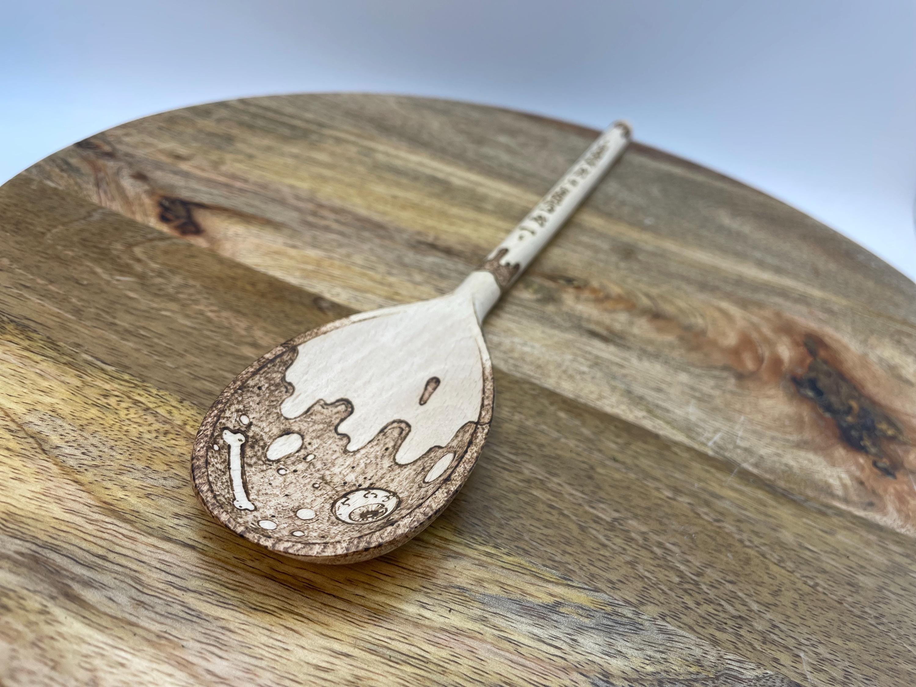 Hand burned wooden spoon - image 8