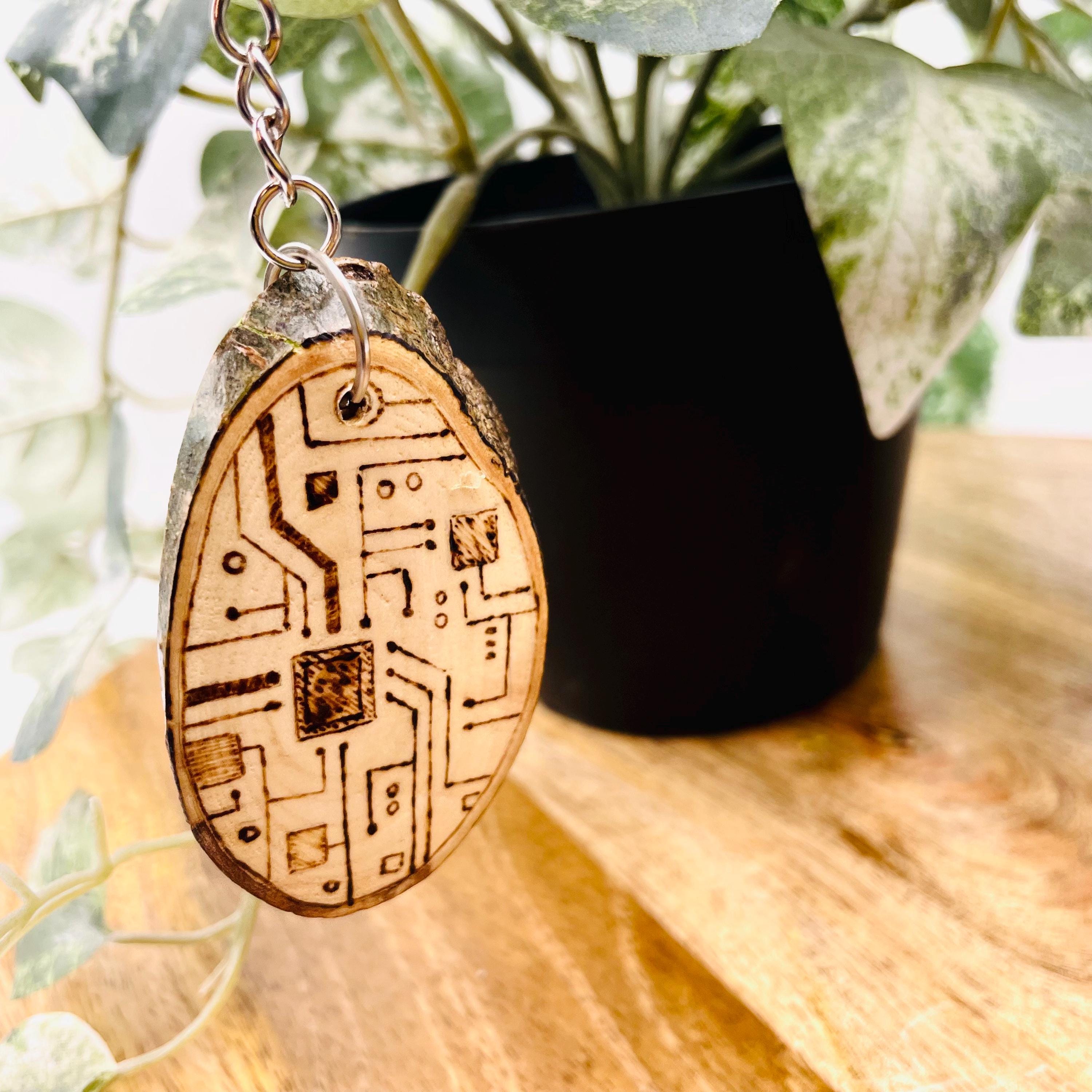 Hand burnt keyrings - image 2