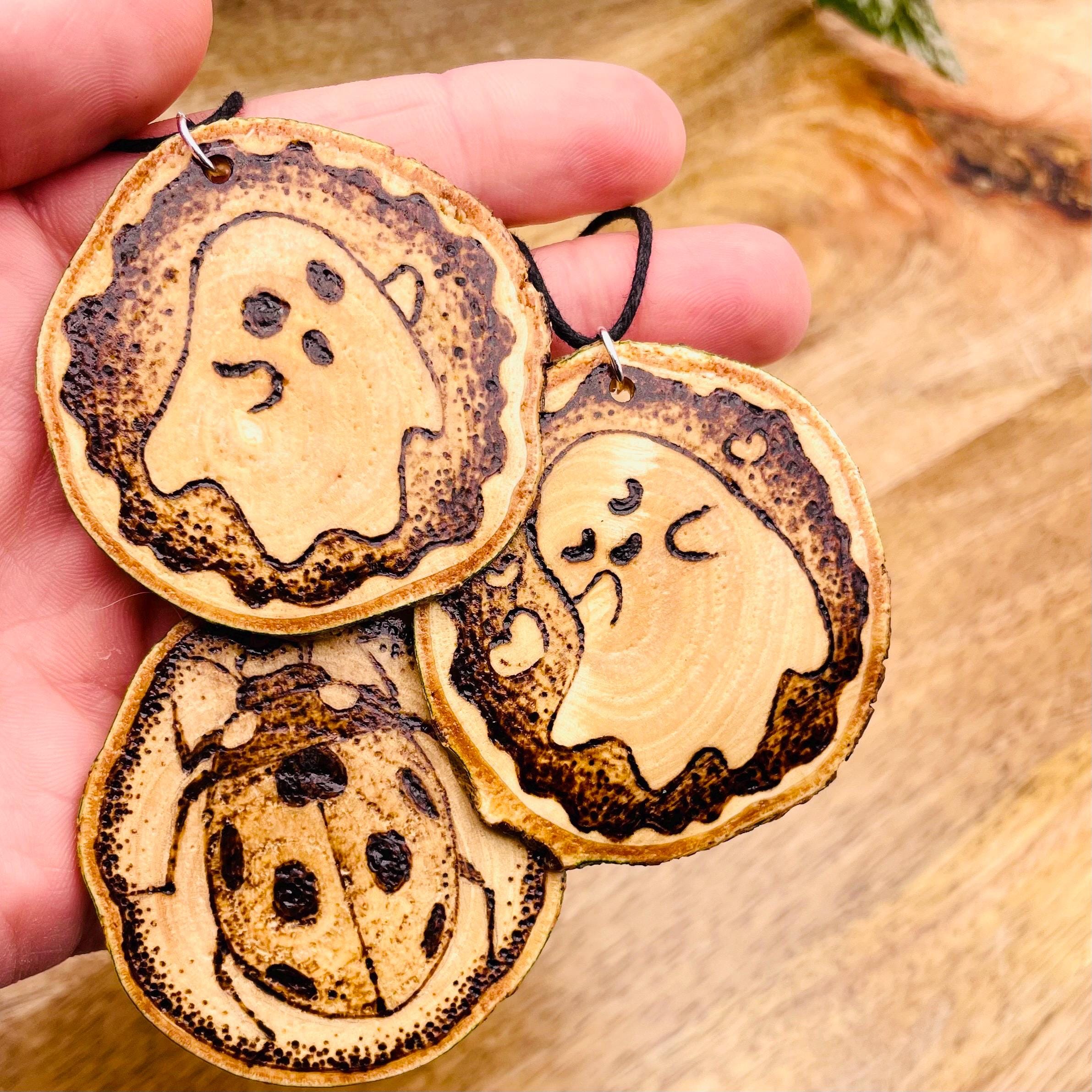 Hand burnt pendant - image 2