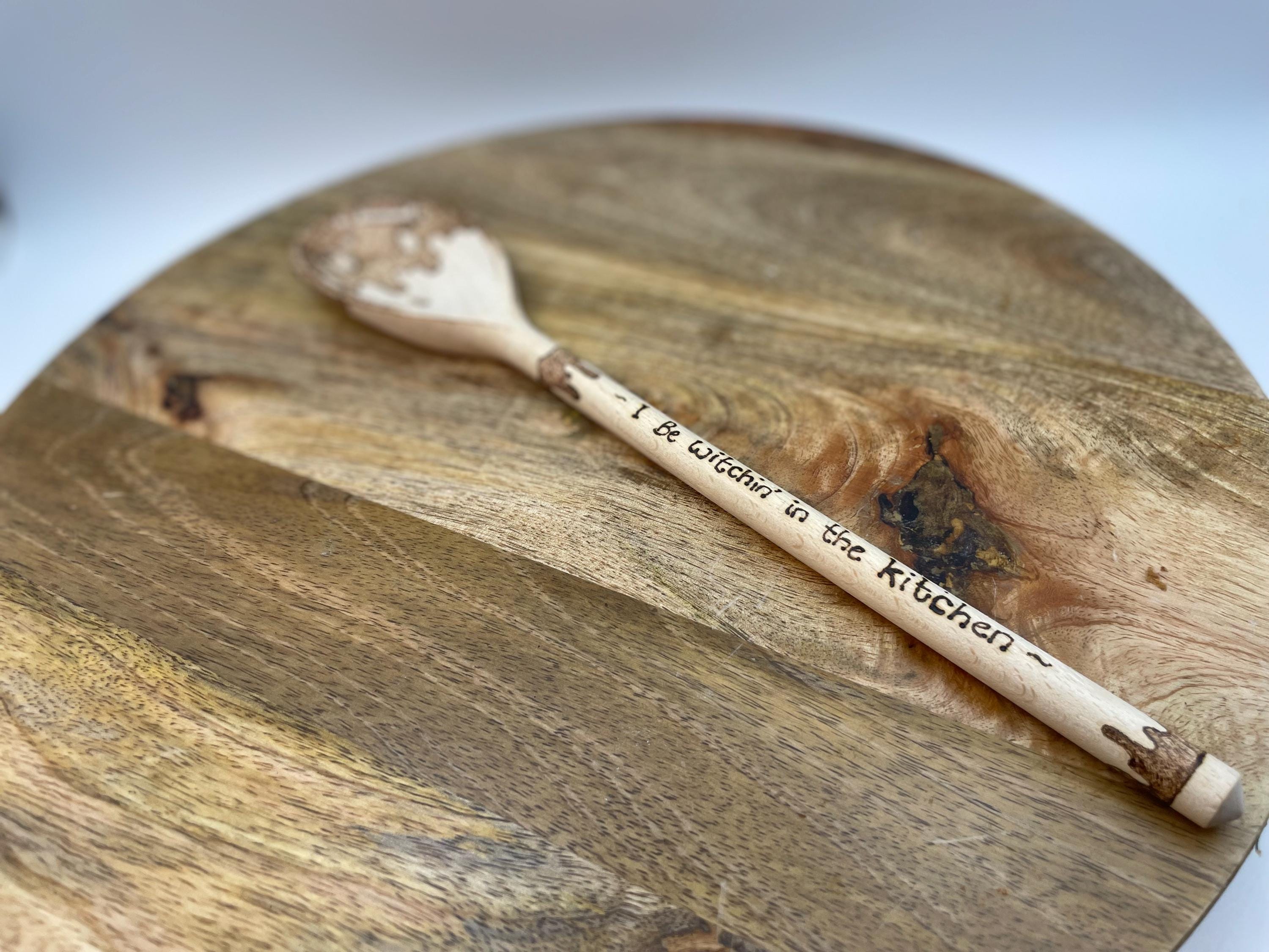 Hand burned wooden spoon - image 7