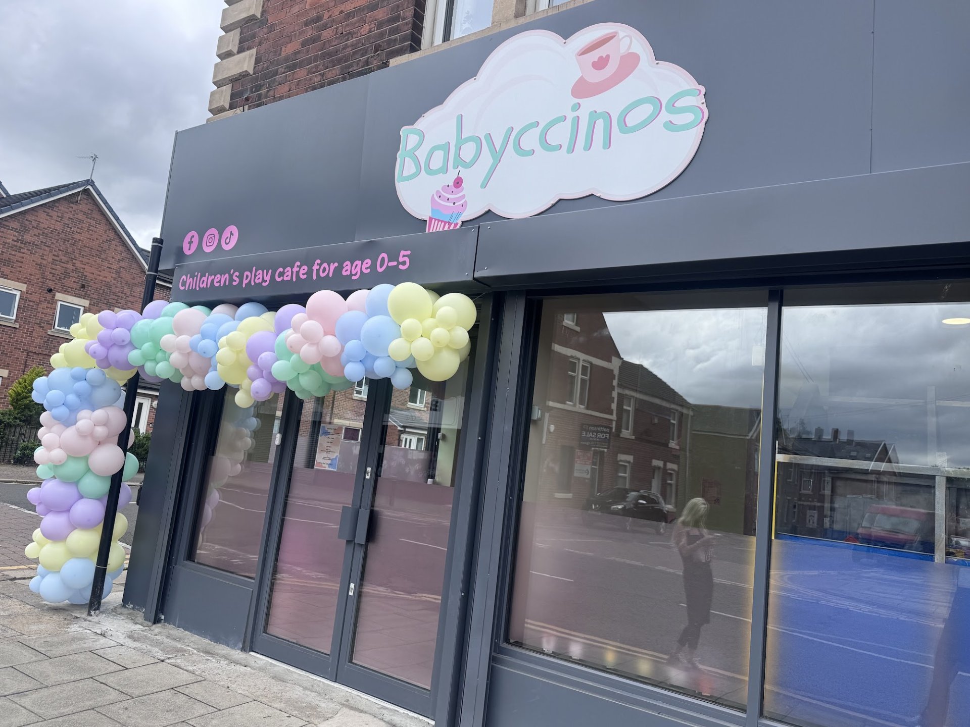 The Babyccinos shopfront on High Street East, Wallsend