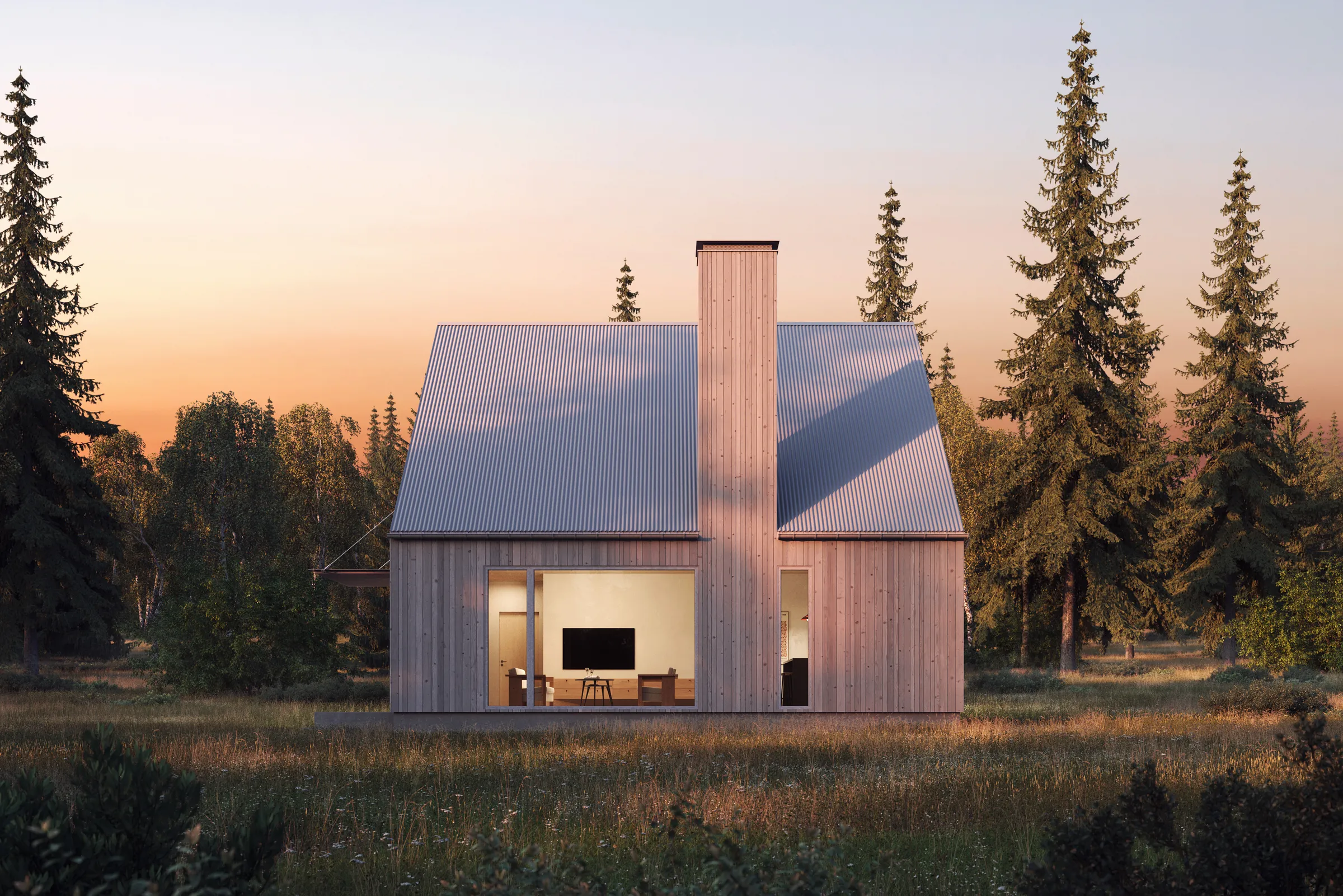 Teton Guesthouse Elevation