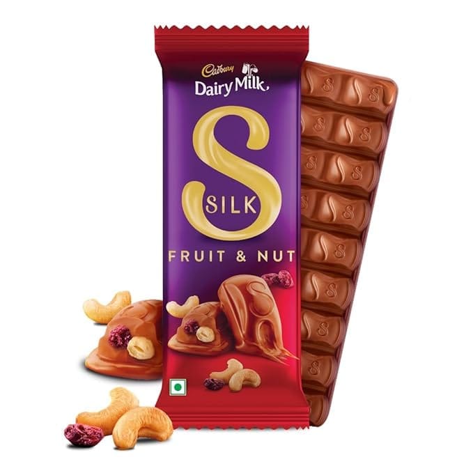 Cadbury Dairy Milk Silk Fruit & Nut Chocolate Bars, 51 g - wholesale Groceries supplier in India