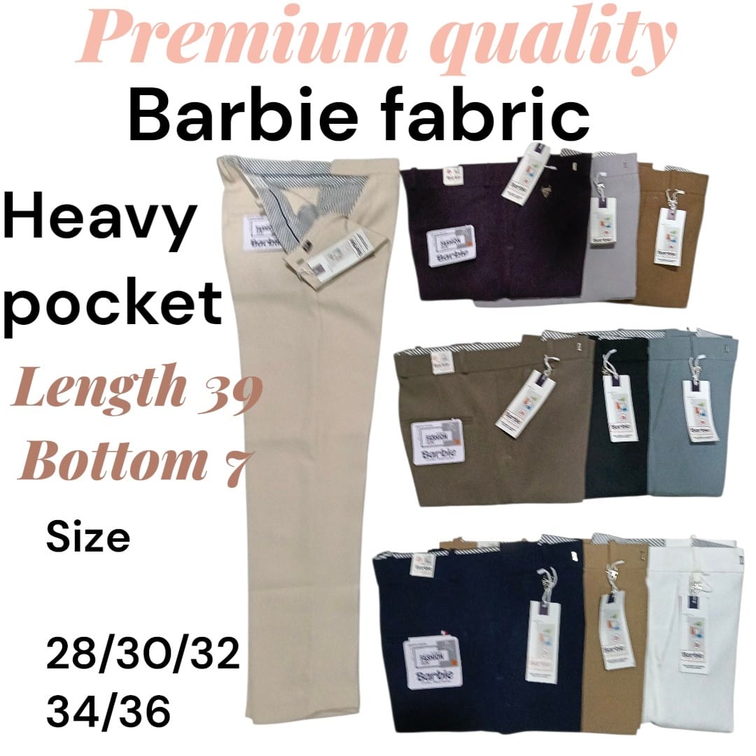 Men's Premium Barbie Fabric Trousers - wholesale Fashion and Lifestyle supplier in India