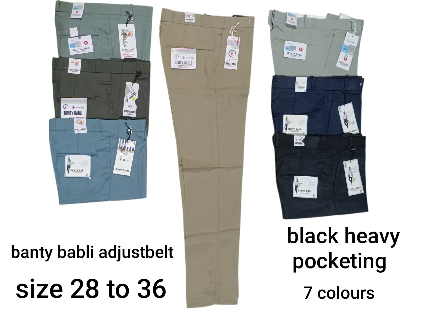 Men's Banti Babli Adjustable Trousers - wholesale Fashion and Lifestyle supplier in India