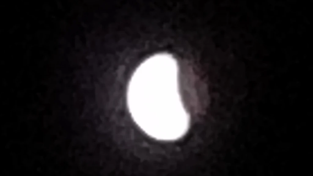 Zoomed-in photo of the ongoing lunar eclipse.