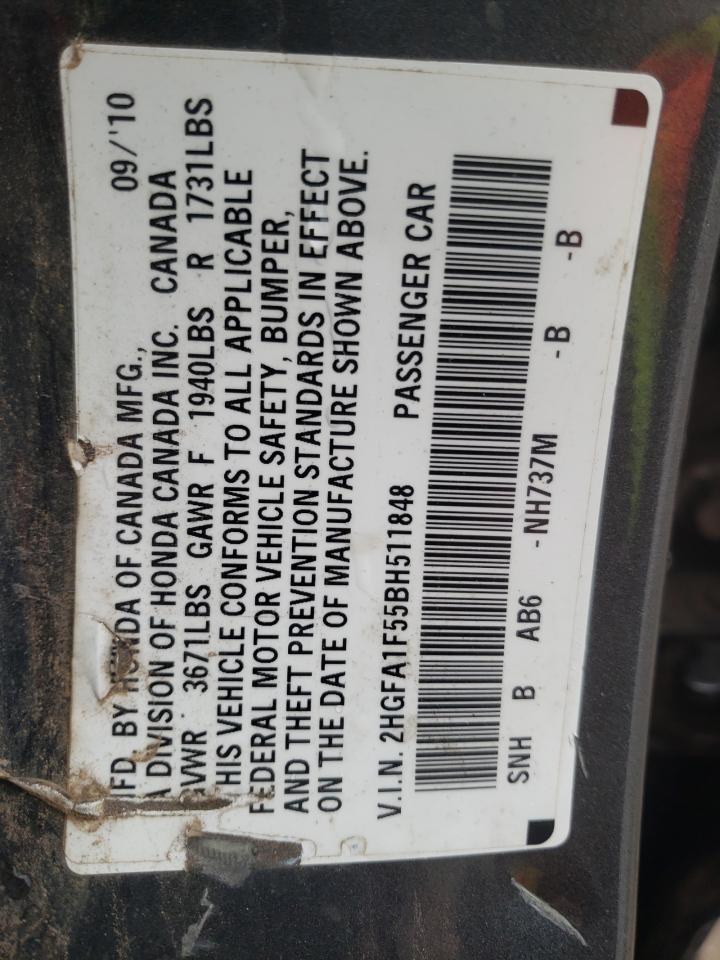 2011 HONDA CIVIC photo 23
