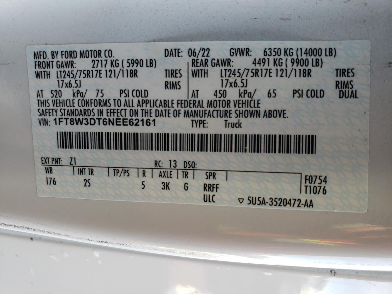 2022 FORD F350 SUPER DUTY photo 23