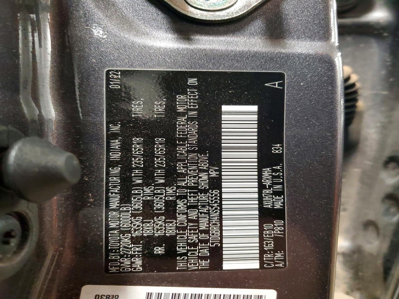 2022 TOYOTA HIGHLANDER HYBRID XLE photo 27