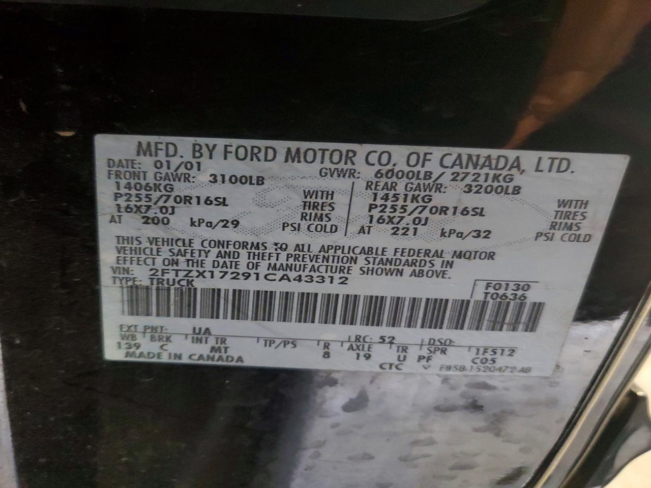 2001 FORD F150 photo 34