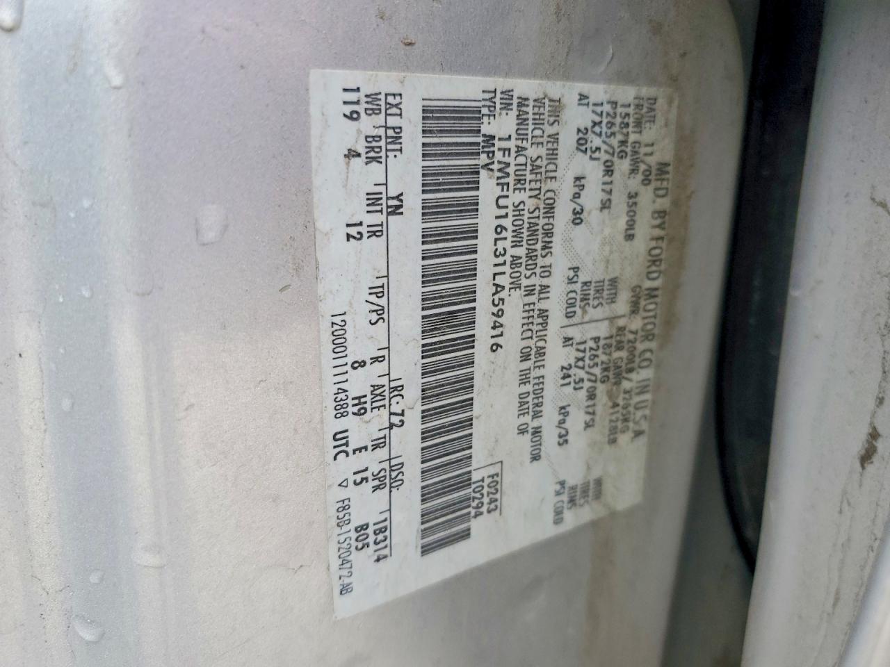2001 FORD EXPEDITION XLT photo 37
