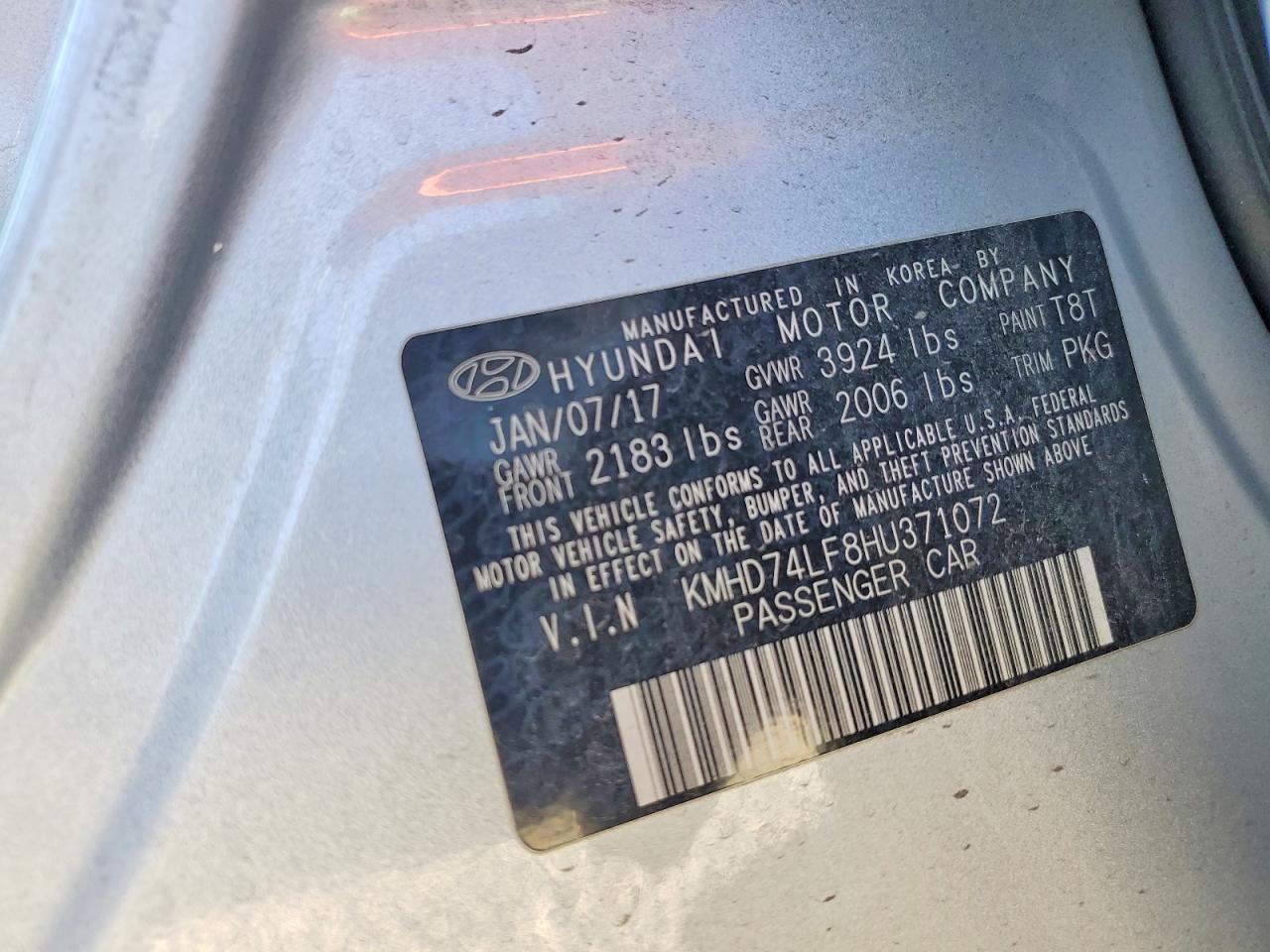 2017 HYUNDAI ELANTRA SE photo 12