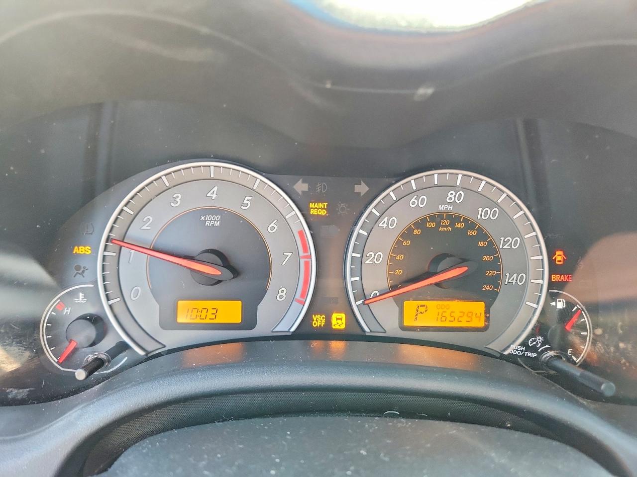 2010 TOYOTA COROLLA S photo 9