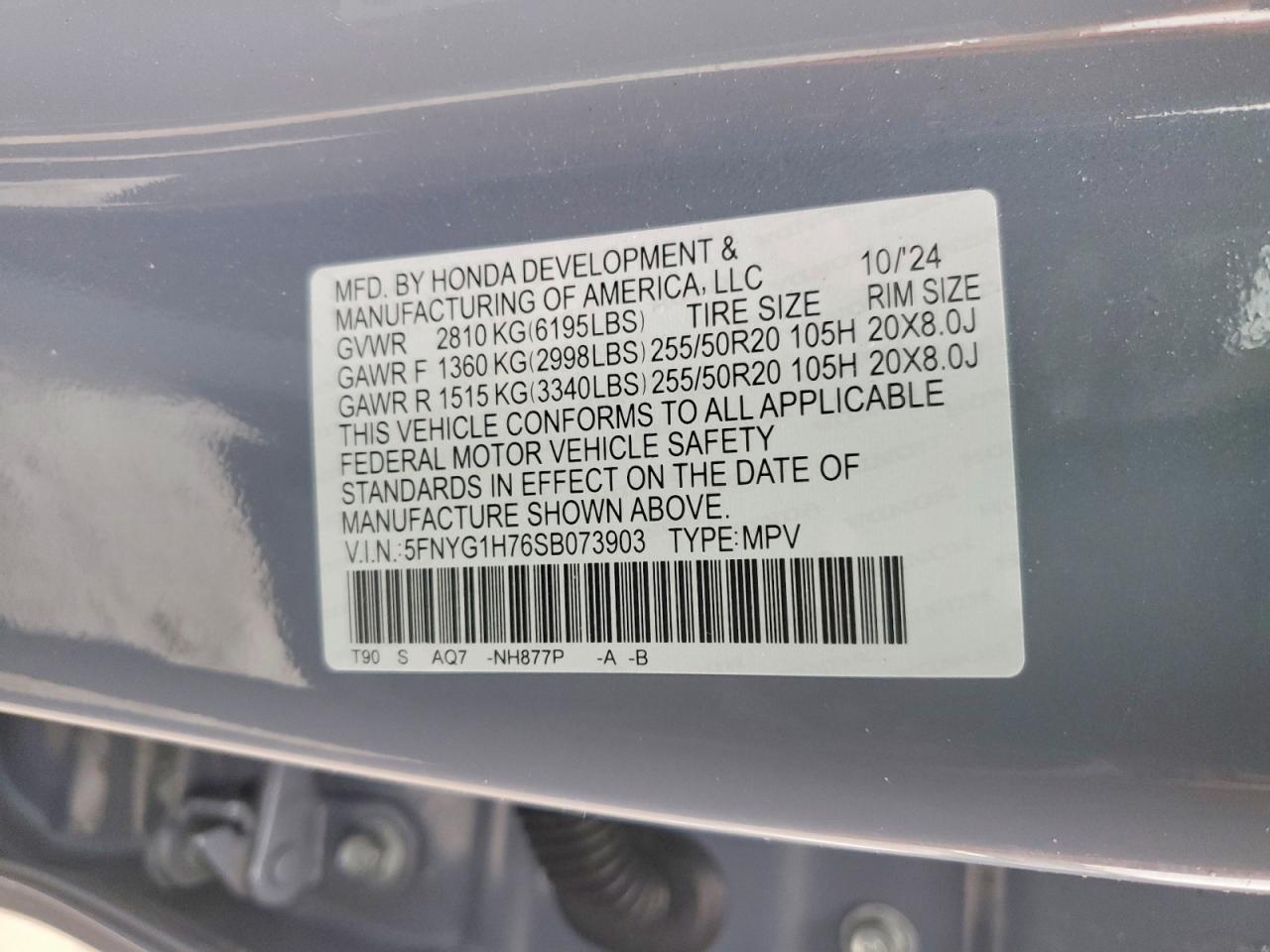 2025 HONDA PILOT TOURING photo 25