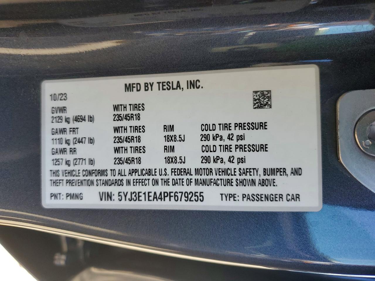 2023 TESLA MODEL 3 photo 23