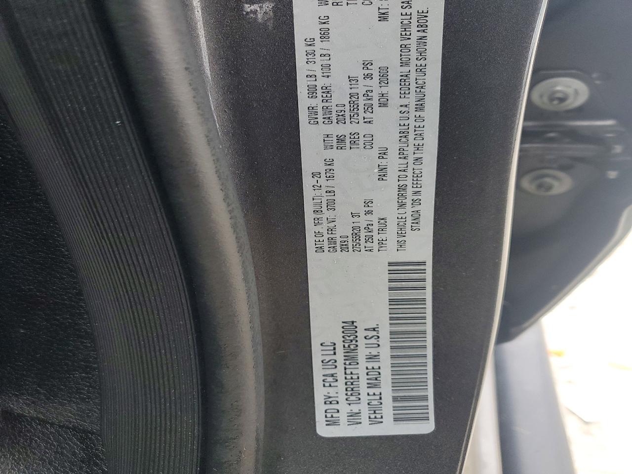 2021 RAM 1500 BIG HORN photo 12