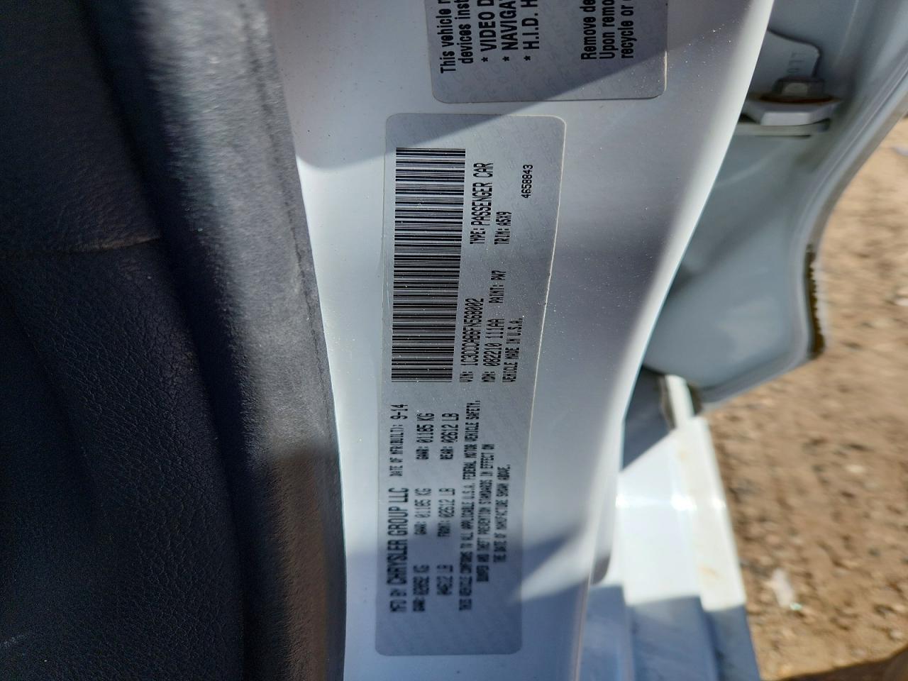 2015 CHRYSLER 200 LIMITED photo 12