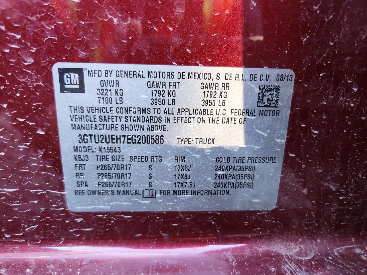 2014 GMC SIERRA K1500 SLE photo 12