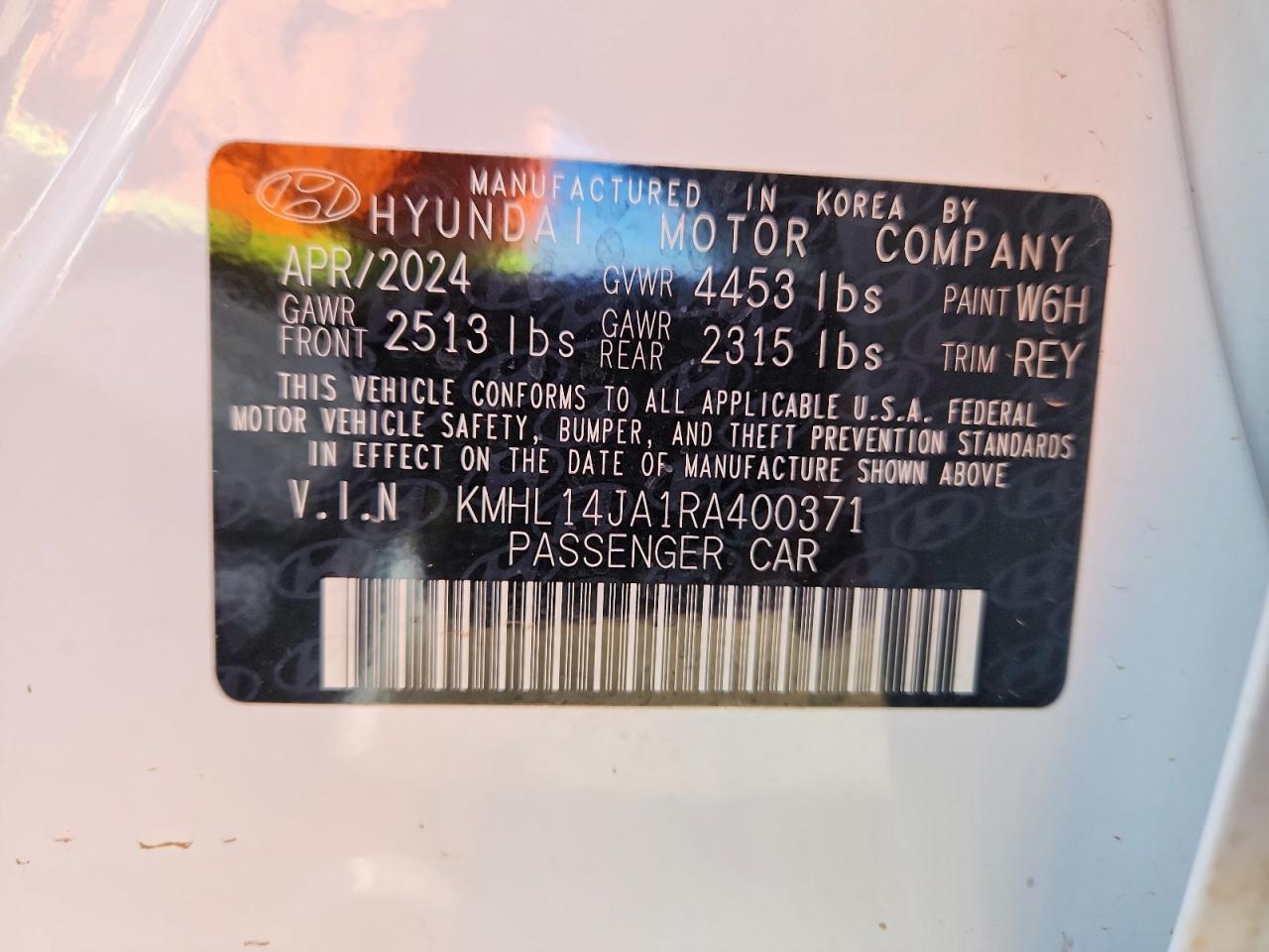 2024 HYUNDAI SONATA SEL photo 34