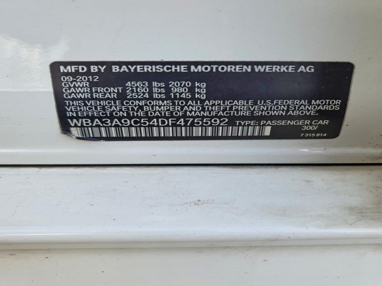 2013 BMW 335 I photo 12