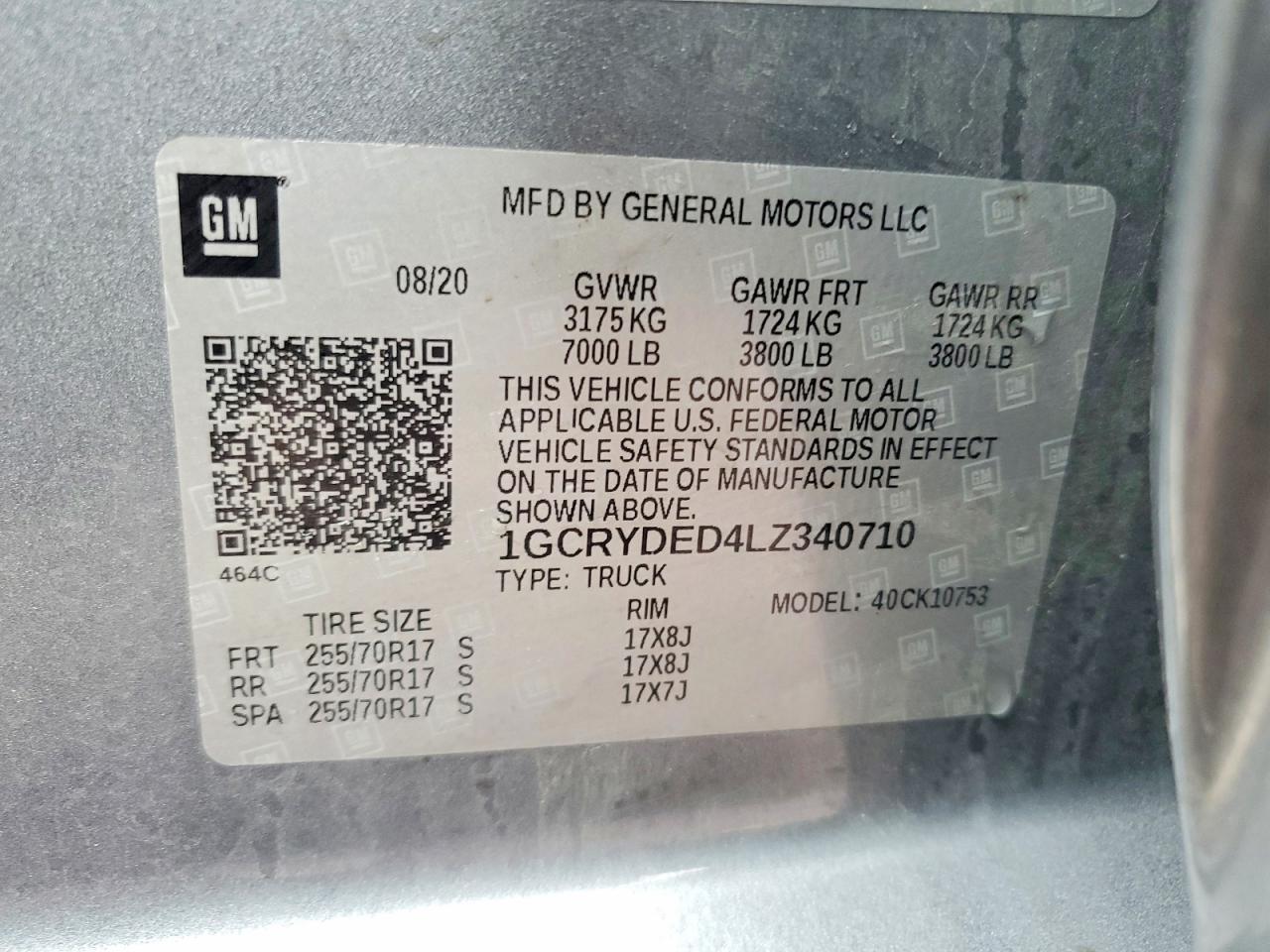 2020 CHEVROLET SILVERADO K1500 LT photo 23