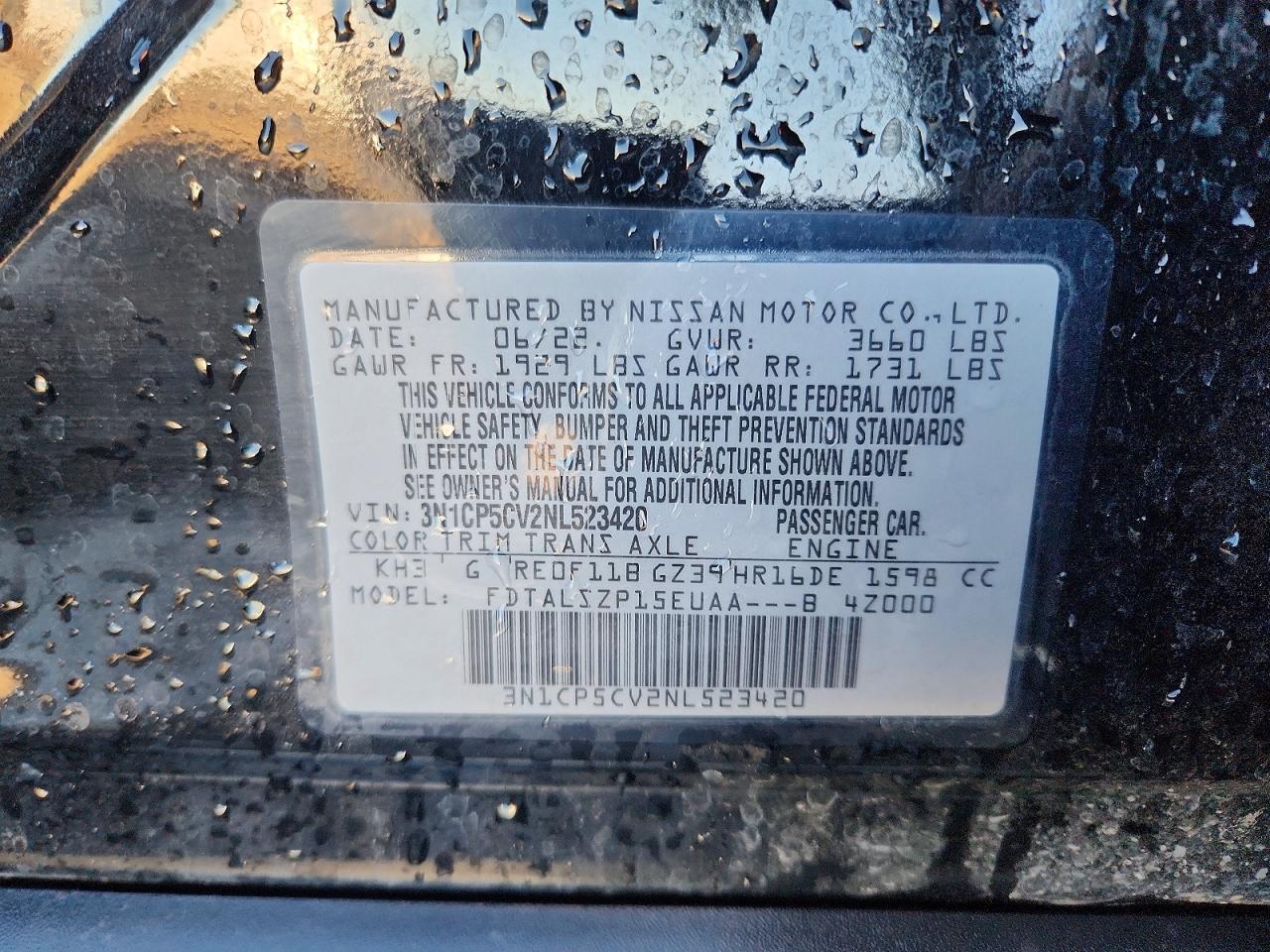 2022 NISSAN KICKS SV photo 25