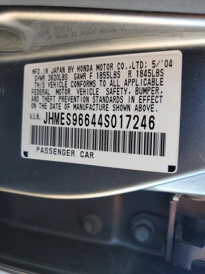 2004 HONDA CIVIC HYBRID photo 23