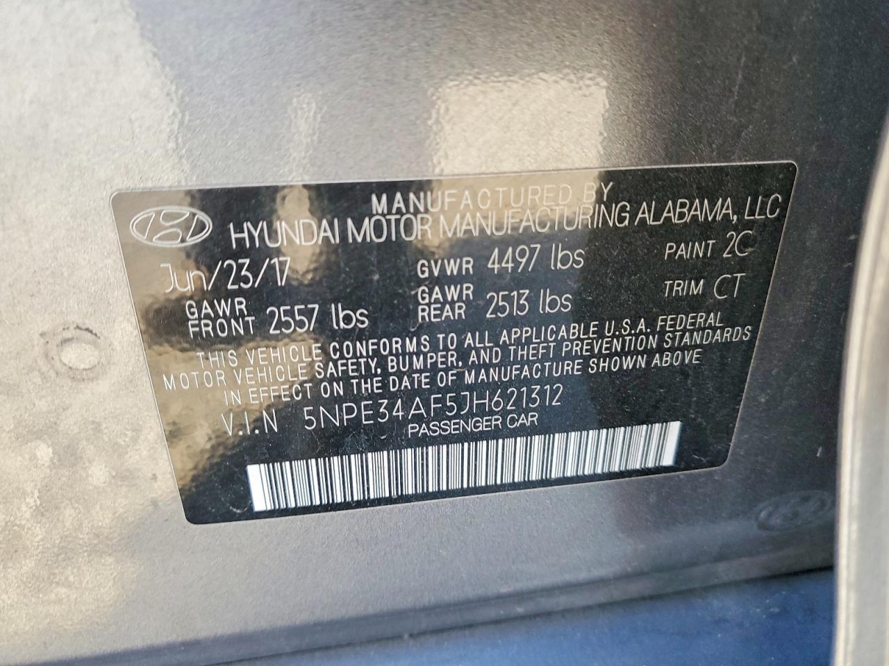 2018 HYUNDAI SONATA SEL photo 23