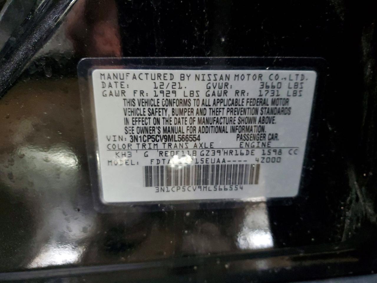 2021 NISSAN KICKS SV photo 34