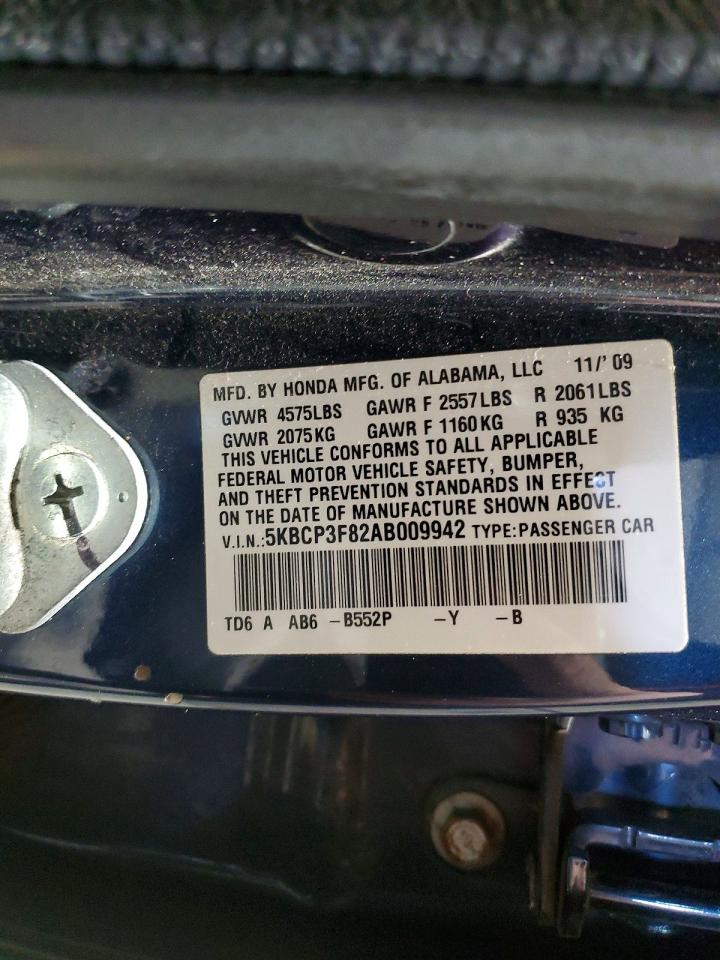 2010 HONDA ACCORD EXL photo 34