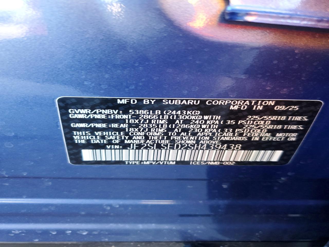 2025 SUBARU FORESTER PREMIUM photo 27