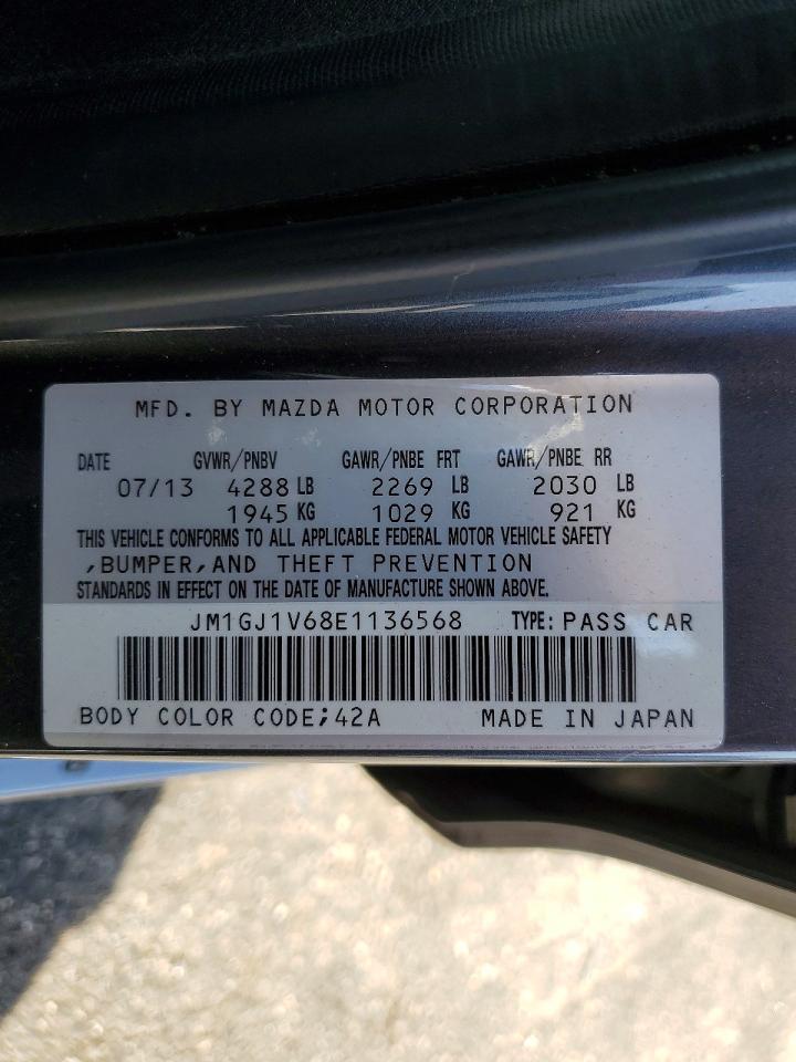 2014 MAZDA 6 TOURING photo 13