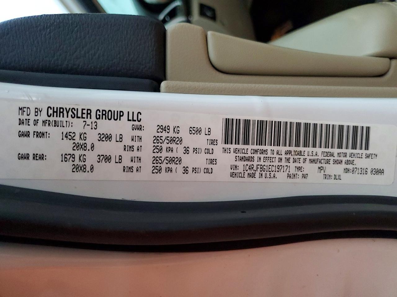 2014 JEEP GRAND CHEROKEE LIMITED photo 25