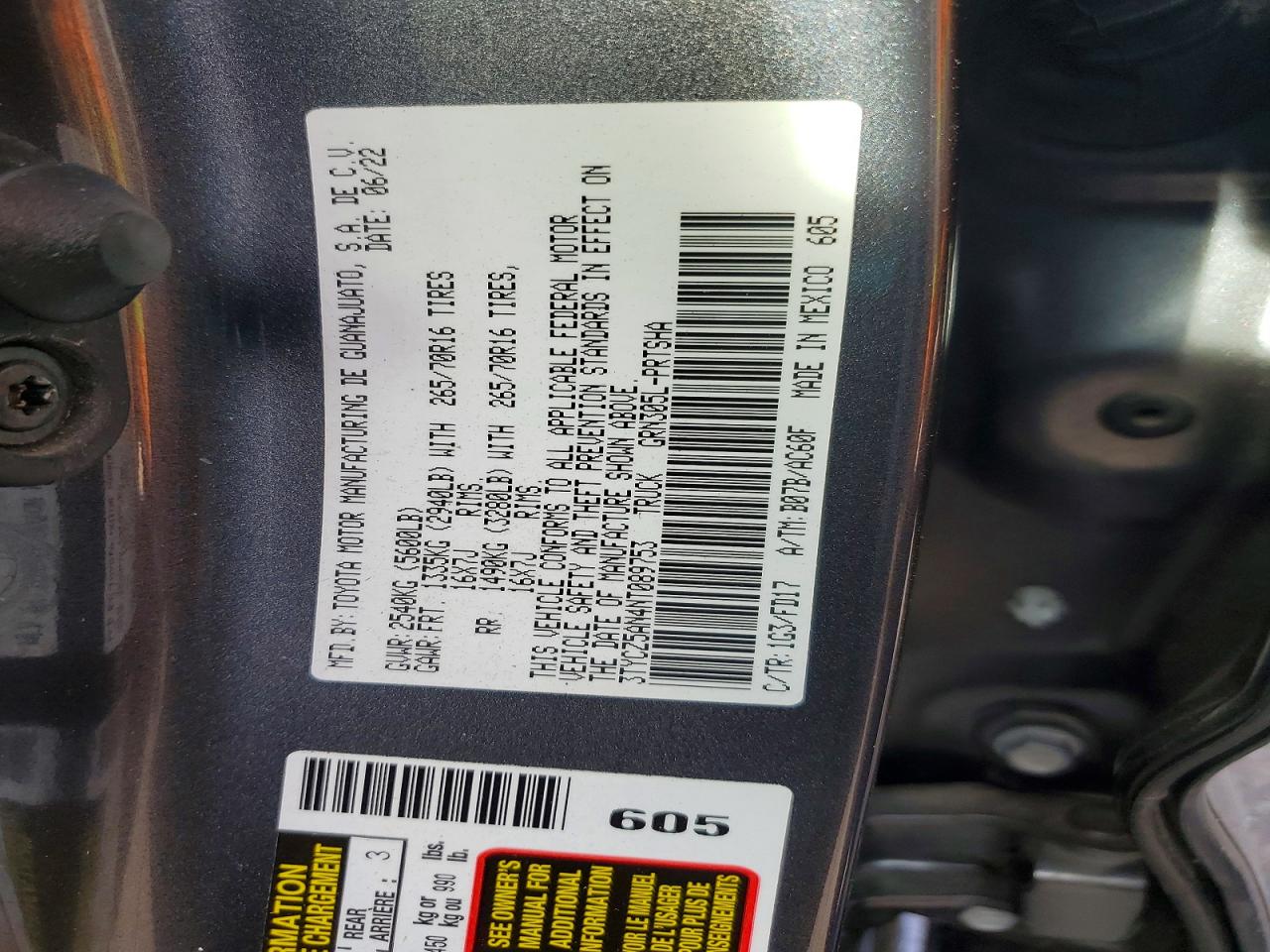 2022 TOYOTA TACOMA TRD OFF-ROAD photo 23